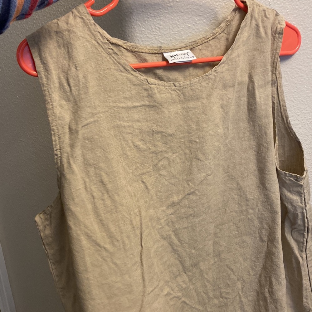 Habitat clothes to live in 100% linen top - Picture 5 of 8